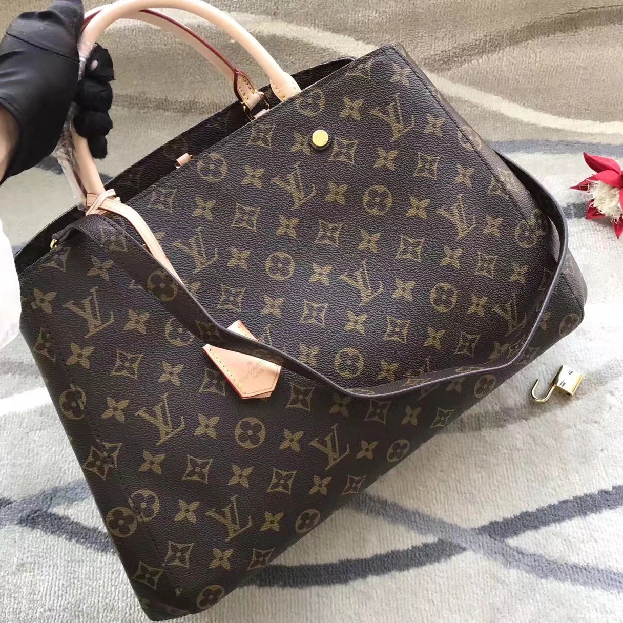 Aaa replica bags Bag Louis GM Vuitton Montaigne 0803